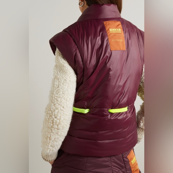 Brand New Barbour + Roksanda Arna Quilted Padded Shell Vest UK12/US8 - Picture 2 of 6